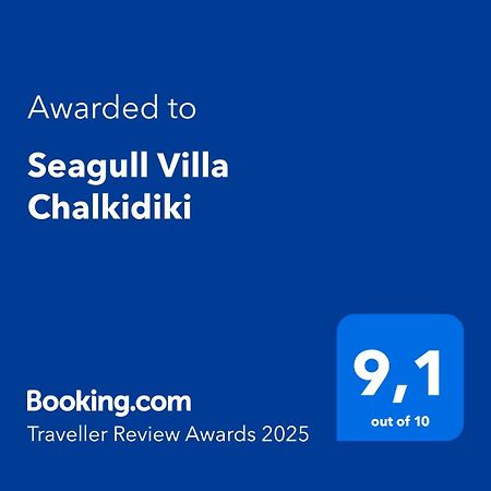 Seagull Villa Chalkidiki Пефкохори Экстерьер фото